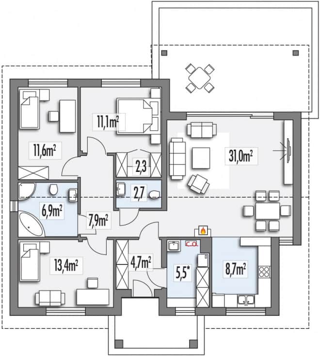 ITS domy drewniane Oferta